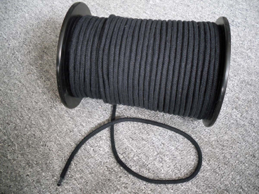 BDSM Seil schwarz 6 mm Länge frei wählbar